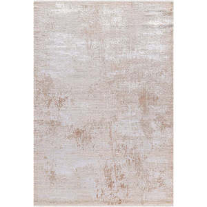 Alfombra Moderna Beige Zett ZE003 de Rugs Depot, 60% Viscosa, 40% Acrílico, Antideslizante, Fácil de Limpiar, Duradera, para Dormitorio/Estudio/Niños - Product Image 1
