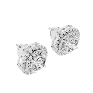 Boucles d'oreilles en diamant CVD cultivé en laboratoire 3,42 CT VVS-VS-EF, or 18 carats, 14 carats, 10 carats et argent 925, option moissanite, rose, jaune, blanc - Product Image 6