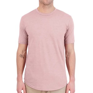 <b>Mens</b> Slim Fitted Gym Athletic <b>T</b>-<b>Shirt</b> <b>Longline</b> Raglan Sleeve - Product Image 5