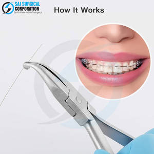 Alicates de Ortodoncia Dentales de Acero Inoxidable, Precio Económico, Más Vendidos, Agarre Ergonómico Manual, Certificación CE, Gran Oferta - Product Image 6