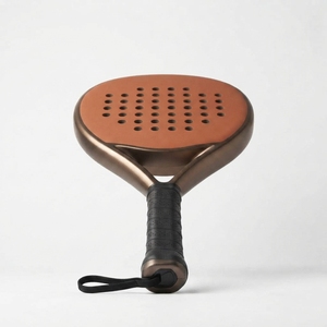 Raquette de padel en gros en fibre de carbone et graphite, légère, avec noyau en EVA, cadre durable, face texturée, poignée équilibrée, pour l'extérieur - Product Image 2