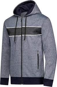 Survêtements pour hommes de haute qualité à la mode maille passepoil fermeture éclair et col rond conception grande taille en gros personnalisé à grand prix pour l'hiver - Product Image 2