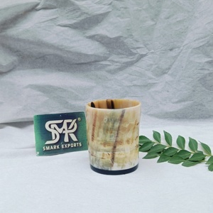 Copa de Vino de Cuerno de Búfalo de Diseño Personalizado, Hecha a Mano, Natural, Pulida, Clásica, para Amantes de las Fiestas y de la Cerveza Artesanal - Product Image 4