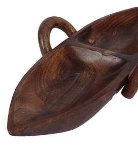 Venta al por mayor de platos para servir comida con forma de barco de madera personalizada para restaurantes, bodas, hoteles, precio a granel - Product Image 3