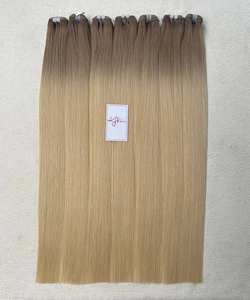 ผมตรงแบบเป็นมัด 100% ผมเวียดนามแท้ ไม่ผ่านการแปรรูป  จัดเรียงเกล็ดผม  ผมบริสุทธิ์แบบเวอร์จิ้น  ถักสองชั้นด้วยเครื่องจักร  แบบดับเบิ้ลดรอน - Product Image 1