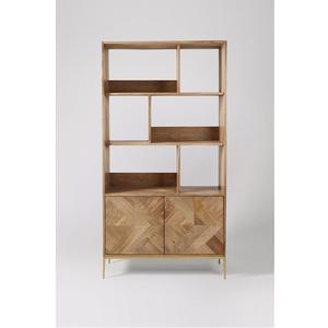 Prix de gros Organisateur de rangement en bois de manguier et d'acacia Étagère de présentation Étagère de bureau en bois réglable - Product Image 1