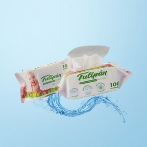 Lingettes pour bébé Tulipán, 100 unités, sans alcool, soin de la peau pour bébés - Product Image 6