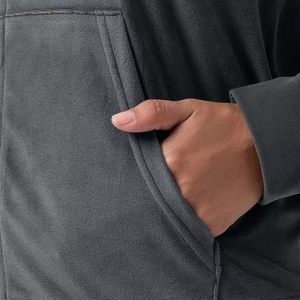 Chándal de Invierno Personalizable para Mujer, Diseño Moderno con Patrón Sólido, Cierre de Cremallera, Ropa Casual con Capucha y Técnica de Pedrería - Product Image 6