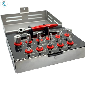 Kit de Elevación de Senos Dental Manual de Acero Inoxidable de 12 Piezas, Reutilizable, Certificado CE, de Alta Calidad, Personalizado, Modelo 2025, para Expansión Ósea - Product Image 6