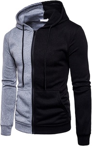 Muestra Gratuita OEM: Conjunto de Sudadera con Capucha para Hombre, 100% Algodón, Manga Larga, Estampado, Corte Regular, Sudadera con Capucha Tipo Pullover, Venta al por Mayor, Forro Polar Negro - Product Image 2
