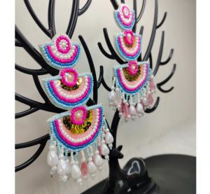 Pendientes de Perlas de Varios Tamaños Personalizados, Joyería de Moda para Niñas y Mujeres, Regalo para Fiestas, Hecho en India - Product Image 3