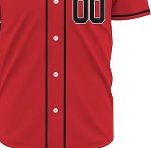 เสื้อเบสบอลของผู้ชายน้ำหนักเบากันรอยเหี่ยวย่นเสื้อทีมยอดนิยมดีไซน์ใหม่สำหรับชุดเล่นซอฟต์บอล - Product Image 5