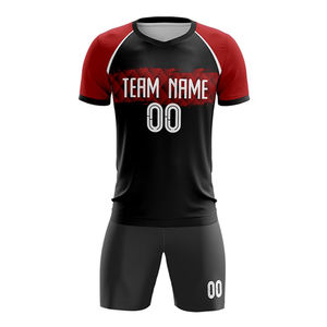 ชุดกีฬาฟุตบอลชุดกีฬาเสื้อฟุตบอลทำจากโพลีเอสเตอร์ระบายอากาศดีไซน์ใหม่ - Product Image 2