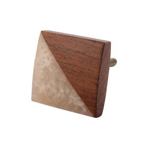 Boutons en bois de conception de corde écologique haut sur demande prix abordable poignées de décoration d'armoire de garde-robe arrondies - Product Image 2