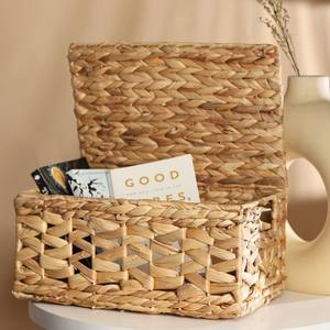 Cajas de Almacenamiento Hechas a Mano para Cocina, Cajas de Jacinto de Agua, Organizador de Almacenamiento para Armario y Despensa - Product Image 6