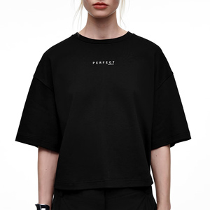 Camiseta Oversize para Mujer, Personalizable, 100% Algodón, 240-280GSM, Manga Corta, Calidad Premium, Camisetas Casuales para Mujer - Product Image 1