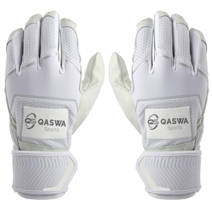 Guantes de bateo de béisbol Cuero genuino Bateo de béisbol 2024 Venta superior Calidad de la cena Guantes de diseño personalizado - Product Image 4