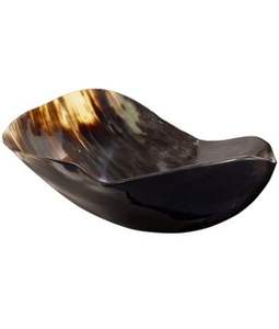 Cuenco artístico de cuerno de búfalo, accesorio de servir hecho a mano para mesa de comedor, decoración del hogar, regalo único de lujo, pulido a mano - Product Image 5