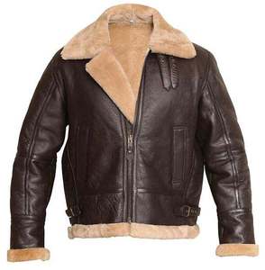 <b>Mens</b> Sheep Skin Coated <b>Jacket</b> Sophisticated Outerwear Waterproof Hooded Designed Smooth Surface Balanced Fit Modern Styling - Product Image 3