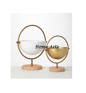 Juego de 3 cuencos para postres de diferentes tamaños, cuencos para servir chocolates de forma redonda de madera y fregona al precio más barato - Product Image 4