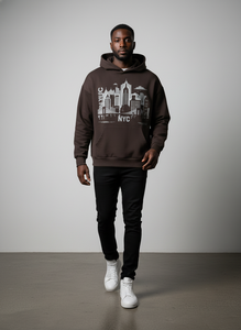 Sudaderas con capucha unisex extragrandes de otoño con cremallera, ecológicas, con logo personalizado, lisas, de algodón premium, de felpa, al por mayor - Product Image 2