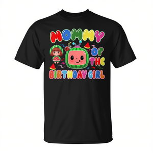 T-shirt promozionale coordinata per la famiglia Melon, per la mamma della bambina che fa i 20 anni - Product Image 2