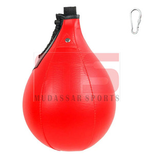 กระสอบทรายคู่แบบ PU หนัก พร้อมปรับความสูงได้และดีไซน์พกพาสะดวกสำหรับการฝึกซ้อมมวย MMA - Product Image 4