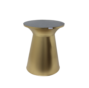 Nouveau meuble décoratif Table d'appoint ronde en fer et en marbre Table basse au design de luxe blanc pour salon chambre à coucher à la main - Product Image 5