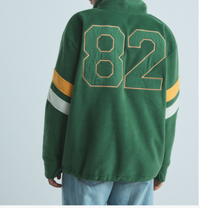 เสื้อสเวตเชิ้ตผู้หญิง แขนยาว ซิปครึ่งตัว พิมพ์ลายแฟชั่นลำลอง สินค้าใหม่ 2025 รับทำโลโก้ - Product Image 2