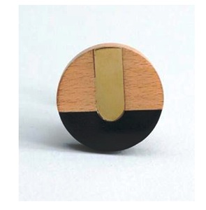 Nhựa màu đen gỗ Brass chi tiết Knob <span class=keywords><strong>bombay</strong></span> vịt knobs ngăn kéo Top bán đá cẩm thạch knobs với màu sắc Tùy chỉnh hình dạng kích thước - Product Image 1