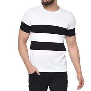 Camiseta de manga corta con cuello redondo informal de fabricante barata para hombre, camisetas de sublimación sólidas en blanco de alta calidad - Product Image 4