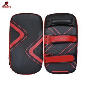 Protector de Patadas de Cuero PU Engrosado para Adultos, Escudo Curvo para Golpear, para Entrenamiento de Muay Thai, Boxeo y Taekwondo - Product Image 1