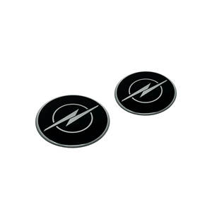 Ufficiale Opel 3D emblema adesivo nero 12 MM auto-adesivo riflettente cromo e Logo in pelle per auto e camion - Product Image 2