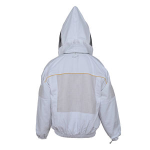 Chaqueta de abeja hecha a medida Venta caliente Tendencia de alta calidad de lujo blanco Oem Servicio chaqueta de apicultura para hombres - Product Image 6