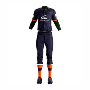 La mejor calidad, servicio OEM, ropa de entrenamiento, uniforme de béisbol, nuevo diseño, uniforme de béisbol, Conjunto de camiseta y pantalones de béisbol - Product Image 1