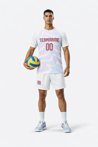 ชุดวอลเลย์บอลแบบกำหนดเอง ระบายอากาศได้ดี แห้งเร็ว พร้อมโลโก้ ขายส่ง - Product Image 3