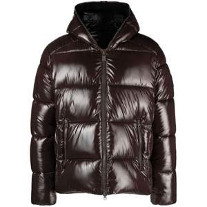 Veste matelassée et matelassée de grande taille hiver noire vente en gros col doublé épais poches personnalisées à l'intérieur des doudounes - Product Image 1