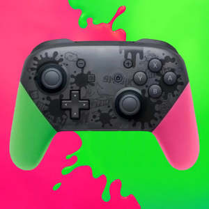 อุปกรณ์เสริมเกมควบคุมไร้สาย NFC สำหรับ Pro for Switch 2 Splatoon รองรับ NFC ใช้งานร่วมกับโทรศัพท์มือถือ เชื่อมต่อผ่านบลูทูธสำหรับการเล่นเกม - Product Image 2