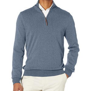 เสื้อแขนยาวคอกลมปักลายตามสั่ง ผ้าฝ้ายฟลีซ 100% สำหรับผู้ชาย ดีไซน์เนอร์ ระบายอากาศได้ดี เป็นมิตรกับสิ่งแวดล้อม เหมาะสำหรับฤดูหนาว - Product Image 1