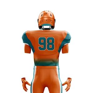 Own Logo Sublimated American Football Uniform Clothing Sportswear Custom <b>Design</b> Logo Made 100% Polyester American Football Wear - Product Image 6