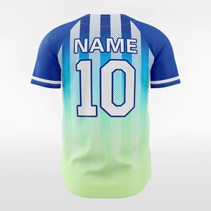 เสื้อเบสบอลแห้งเร็ว พิมพ์ลายแบบซับลิเมชั่นตามสั่ง ชุดเบสบอลเปล่า เสื้อเบสบอลแบบยูนิเซ็กซ์ - Product Image 4