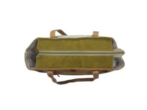 กระเป๋าผ้าใบวินเทจพิมพ์ลายจักรยานและสายหนังกระเป๋าสะพายสไตล์อเมริกันย้อนยุคสำหรับใช้ในชีวิตประจำวันและการเดินทาง - Product Image 6