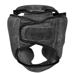 Protector de cabeza de cuero de diseño personalizado de alta calidad, venta completa, Equipo de Boxeo MMA con patrón impreso, protección de entrenamiento físico - Product Image 3