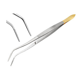 Venta al por mayor pinzas dentales Meriam pico dentado pinzas quirúrgicas de acero inoxidable pinzas quirúrgicas de algodón - Product Image 1