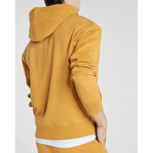 Men Heavyweight 100% Cotton Winter Hoodie Durable <b>Thick</b> <b>Fleece</b> Fabric Oversized Casual Streetwear Sweatshirt 2 Pcs Wholesale - Product Image 3