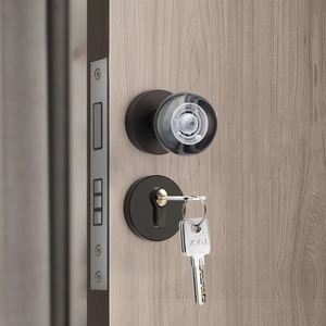 Élégant bouton de porte en verre design pour portes modernes et vintage | Poignée décorative élégante pour la maison, le bureau et l'intérieur - Product Image 5