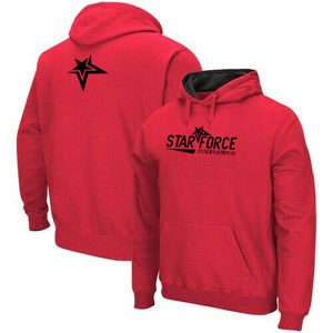 Femmes surdimensionné 100% Polyester tissé Streetwear à capuche poids lourd coupe ample respirant personnalisé paillettes Badge lavage à l'acide hiver - Product Image 4