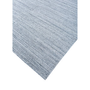 Alfombra de poliéster azul anudada a mano Manifest - Pipl-01, diseño clásico de diamantes a rayas para el hogar, forma rectangular para pasillo, alfombras Jaipur ZA - Product Image 2