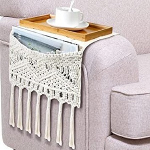 Macrame dệt bông Bohemian chủ cho điện thoại và điều khiển từ xa boho phong cách thiết kế - Product Image 1