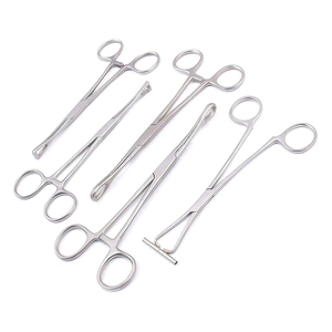 Pince à percer Kit de chirurgie Ciseaux chirurgicaux 5 pièces Instruments de perçage corporel Outils - Product Image 1